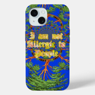 Funda Para iPhone 15 Asombrosa Hakuna Matata No soy alérgico a la gente