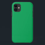 Funda Para iPhone 11 Asombroso fondo verde con diseño de borde blanco<br><div class="desc">Crea un contraste sorprendente en tu sitio web con un diseño simple,  limpio y moderno con un fondo verde y un borde blanco. ¡Eleva tu gráfico con este toque elegante!</div>