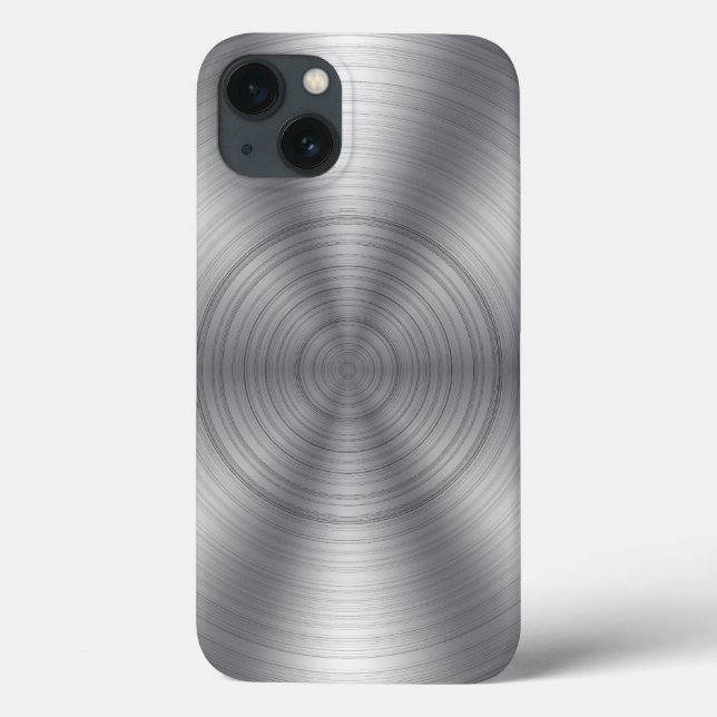 Funda De Case-Mate Para iPhone Aspect metálico plateado genial (Reverso)