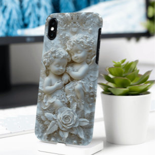 Funda Para iPhone XS Max Aspecto barroco de los grifos y los ángeles en 3D