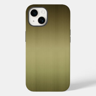 Funda Para iPhone 14 De Case-Mate Aspecto de bronce cepillado