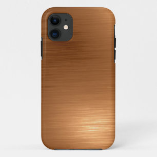 Funda Para iPhone 11 Aspecto de cobre cepillado
