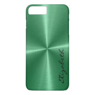 Funda Para iPhone 8 Plus/7 Plus Aspecto Metalizado de acero inoxidable de poca mon