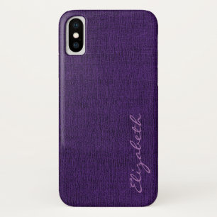 Funda Para iPhone X Aspecto Purple Elegant