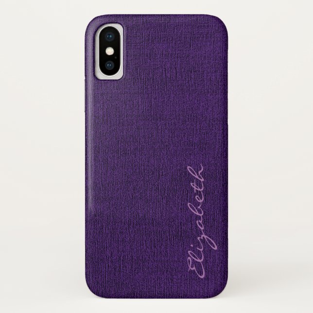 Funda De Case-Mate Para iPhone Aspecto Purple Elegant (Reverso)