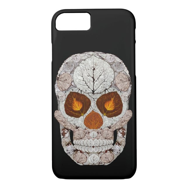 Funda De Case-Mate Para iPhone Aspen Leaf Skull 11 (Reverso)