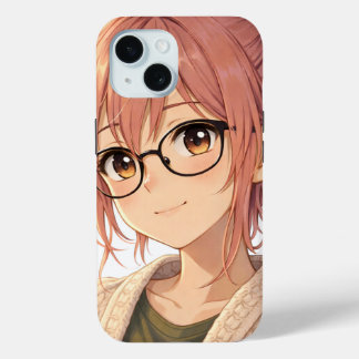 Funda Para iPhone 15 Aster™ Cute Aesthetic Girl iPhone 15 Case Cozy Vib