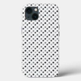 Funda Para iPhone 13 Asteriscos de moda - Clásico - Fondo blanco