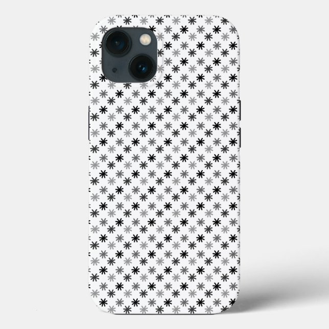Funda De Case-Mate Para iPhone Asteriscos de moda - Clásico - Fondo blanco (Reverso )