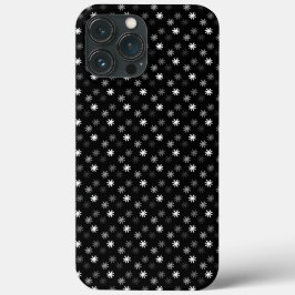 Funda Para iPhone 13 Pro Max Asteriscos de moda - Clásico - Fondo negro