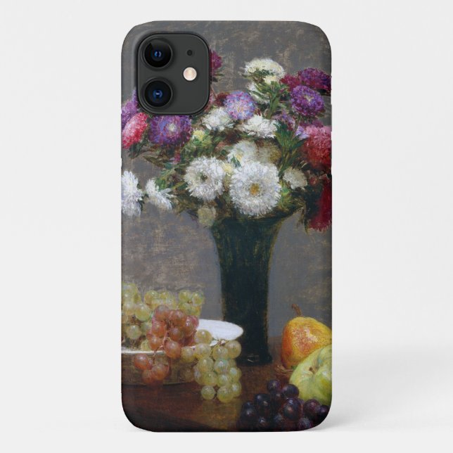 Funda De Case-Mate Para iPhone Asters and Fruit, Henri Fantin-Latour (Reverso)