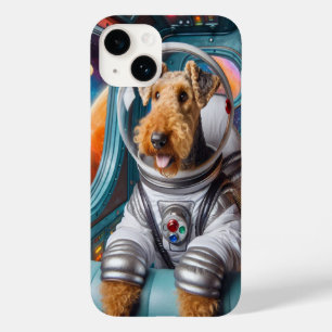 Funda Para iPhone 14 De Case-Mate Astronauta de Airedale Terrier