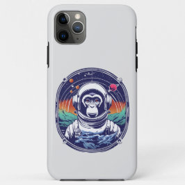 Funda Para iPhone 11 Pro Max Astronauta de mono espacial