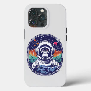 Funda Para iPhone 13 Pro Astronauta de mono espacial