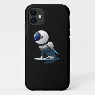 Funda Para iPhone 11 Astronauta del gato espacial volando