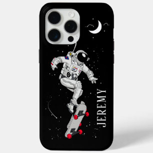 Funda Para iPhone 15 Pro Max Astronauta del Skateboarding