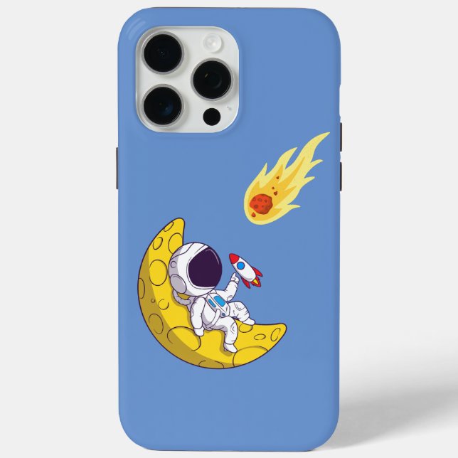 Funda De Case-Mate Para iPhone astronauta divertido (Reverso )