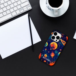 Funda Para iPhone 14 Pro De Case-Mate Astronauta Espacial Nombre Personalizado