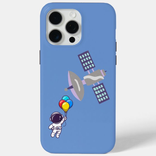 Funda De Case-Mate Para iPhone astronauta gracioso (Reverso )