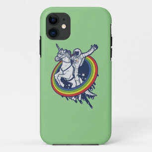 Funda Para iPhone 11 Astronauta montando unicornio  