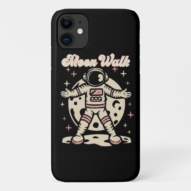 Funda De Case-Mate Para iPhone Astronauta Paseo Lunar (Reverso)