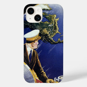Funda Para iPhone 14 De Case-Mate Astronautas de ciencia ficción vintage orbitando l