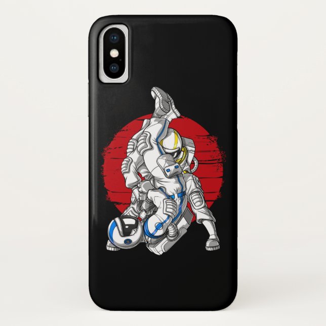 Funda De Case-Mate Para iPhone Astronautas de Jiu-Jitsu (Reverso)