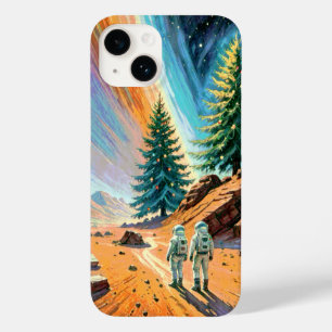 Funda Para iPhone 14 De Case-Mate Astronautas explorando el paisaje ajeno