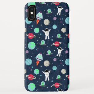Funda Para iPhone XS Max Astronautas Planetas Cohetes y Alienígenas