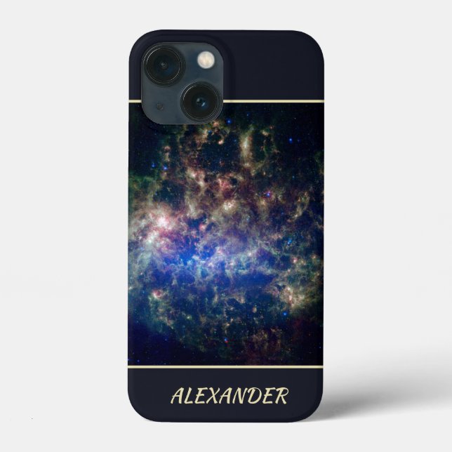 Funda De Case-Mate Para iPhone Astronomía nombre personalizado nube magelánica (Reverso )