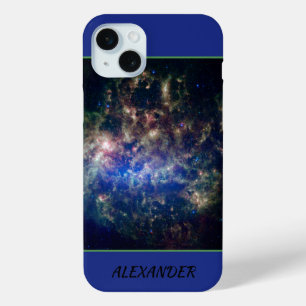 Funda Para iPhone 15 Mini Astronomía nombre personalizado nube magelánica