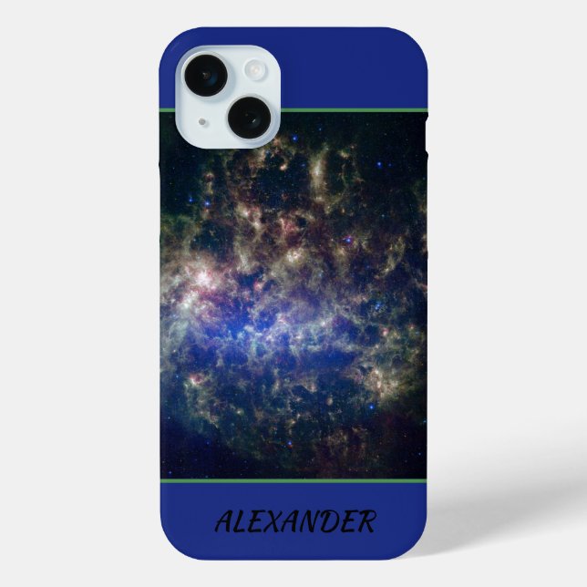 Funda De Case-Mate Para iPhone Astronomía nombre personalizado nube magelánica (Reverso )