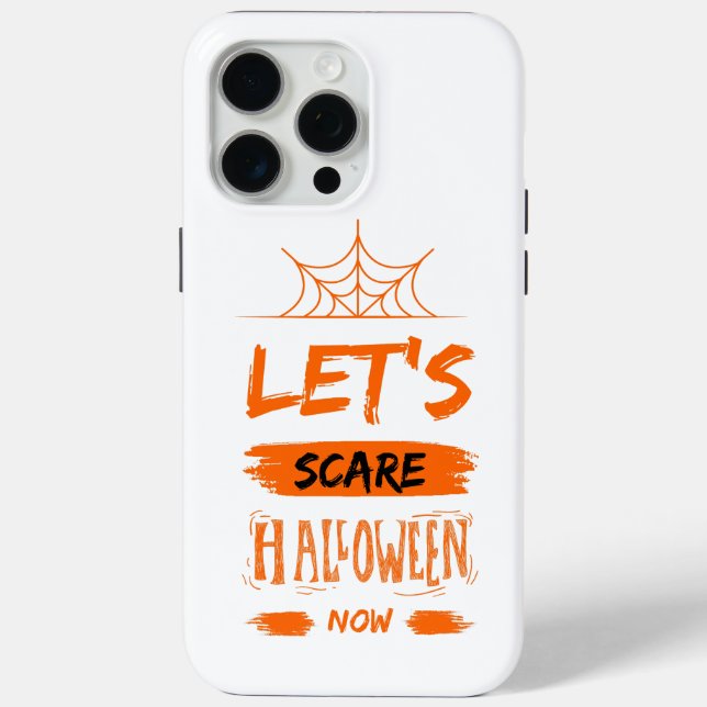 Funda De Case-Mate Para iPhone asustemos halloween ahora (Reverso )