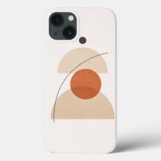 Funda Para iPhone 13 Asymmetric Minimal Geometric Art – Modern Abstract