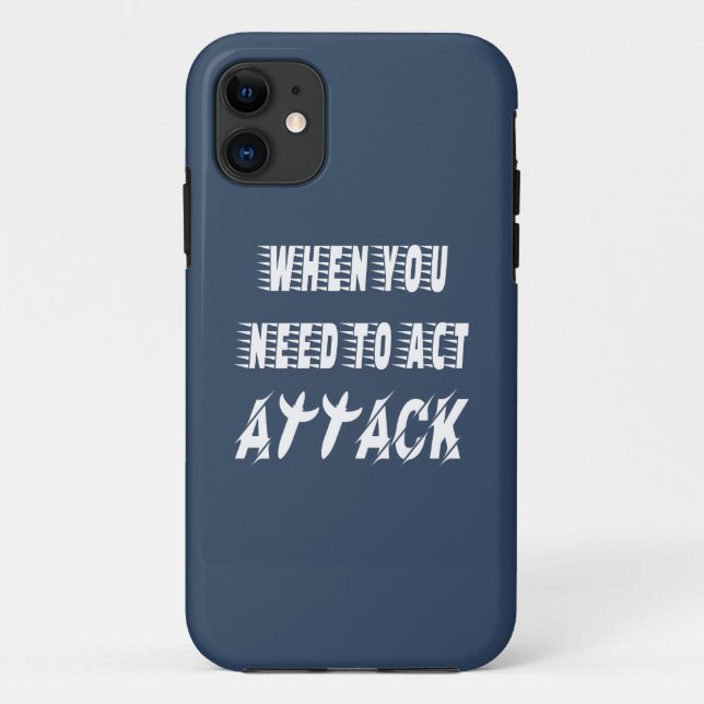 Funda De Case-Mate Para iPhone Ataque (Reverso)