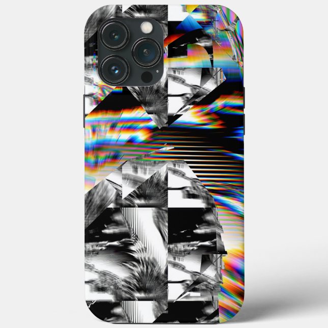 Funda De Case-Mate Para iPhone Ataque con arco iris (Reverso )