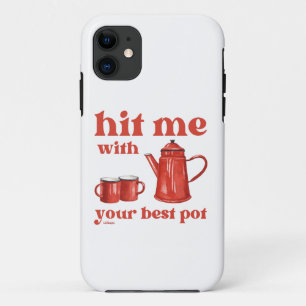 Funda Para iPhone 11 ATAQUE CONMIGO CON TU MEJOR ENCUENTRO DE café dive