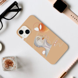 Funda Para iPhone 14 De Case-Mate Ataque nebulosa y collar de perla galáctica