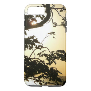 Funda Para iPhone 8 Plus/7 Plus Atardecer a través de árboles II Fotografía tropic