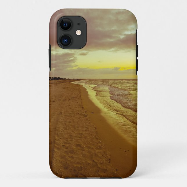 Funda De Case-Mate Para iPhone atardecer dorado (Reverso)