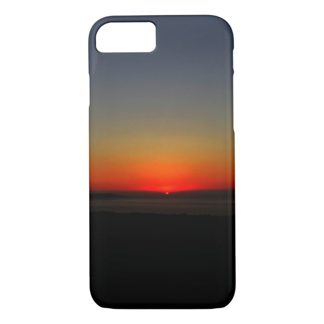 Funda De Case-Mate Para iPhone Atardecer en el agua (Reverso)