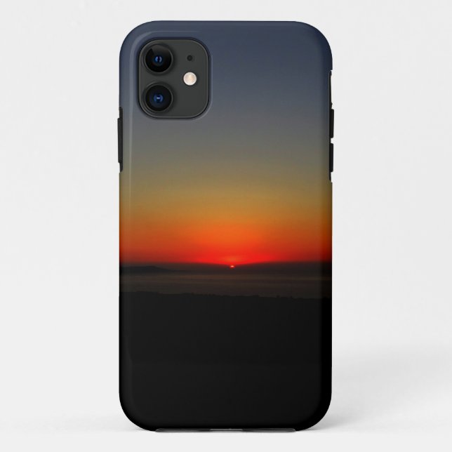 Funda De Case-Mate Para iPhone Atardecer en el agua (Reverso)