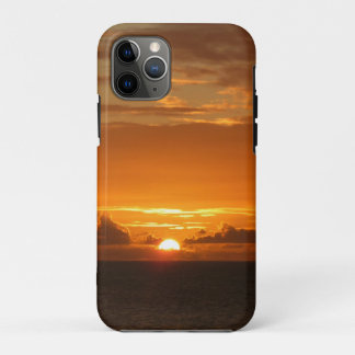 Funda Para iPhone 11 Pro Atardecer en el mar I Escape tropical colorido