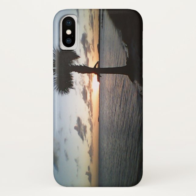 Funda De Case-Mate Para iPhone Atardecer En La Playa (Reverso)