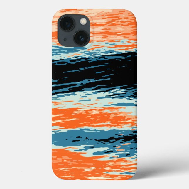Funda De Case-Mate Para iPhone Atardecer/Océano/Onda/Mar (Reverso)