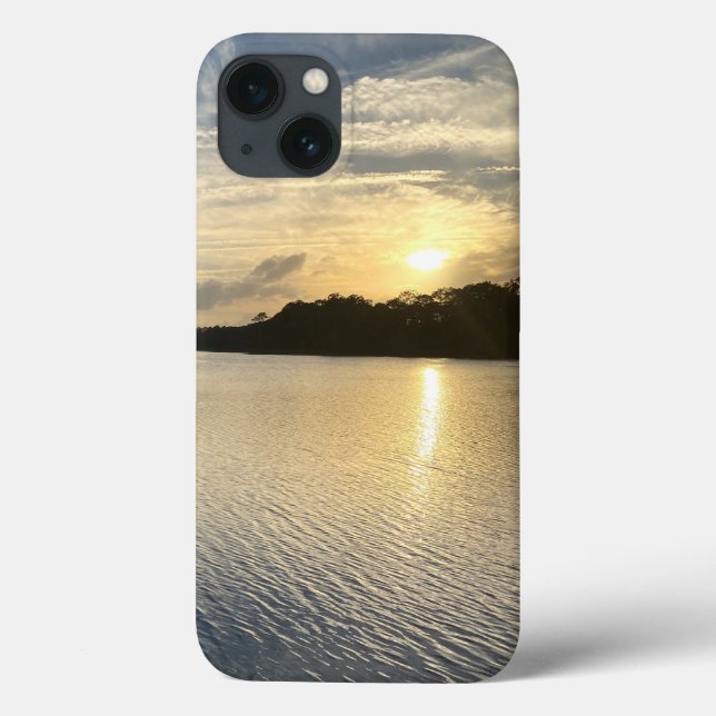 Funda De Case-Mate Para iPhone Atardecer sobre los estuches para iPhone de Wildca (Reverso)