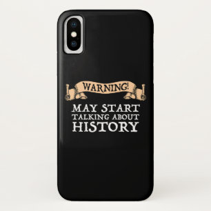 Funda Para iPhone X ¡Atención! Puede comenzar a hablar de la histori