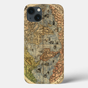 Funda Para iPhone 13 Atlas Histórico de Antigüedades del Mapa Mundial