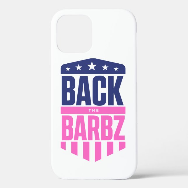 Funda De Case-Mate Para iPhone Atrás De La Barbz (Reverso )