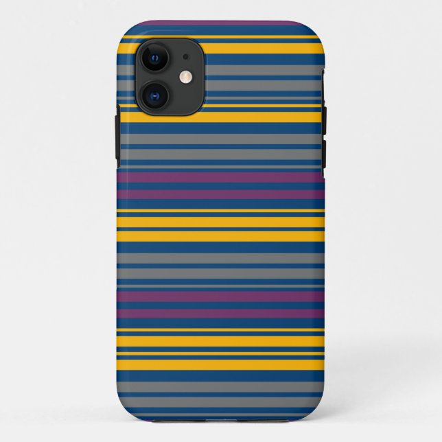 Funda De Case-Mate Para iPhone Audaces Stripes Modernos Elegantes (Reverso)